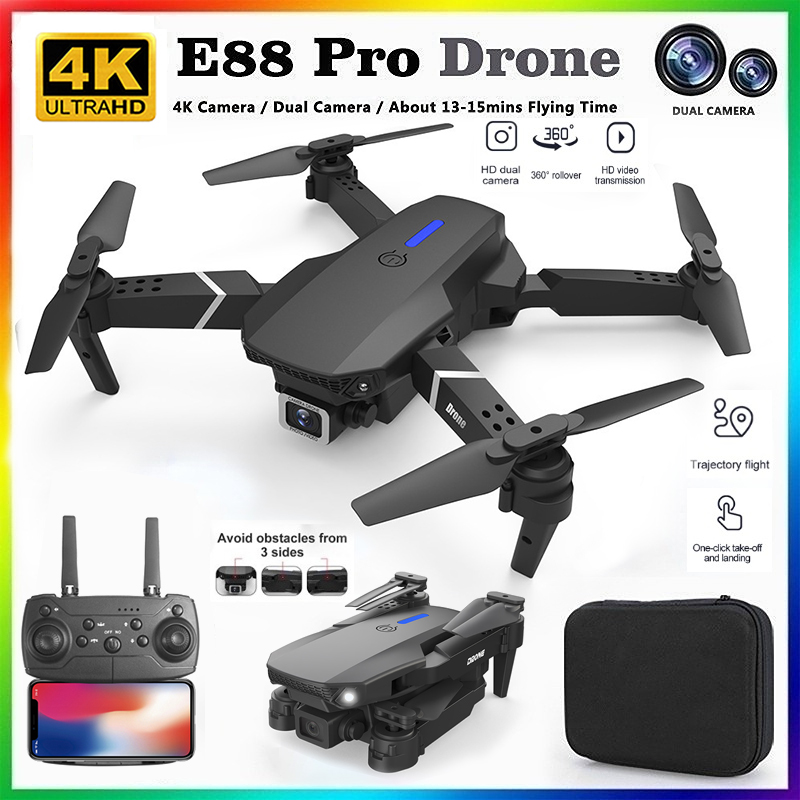 Drone E88 Rc Quadcopter - 2026 NOVO E88 Drone RC Profissional