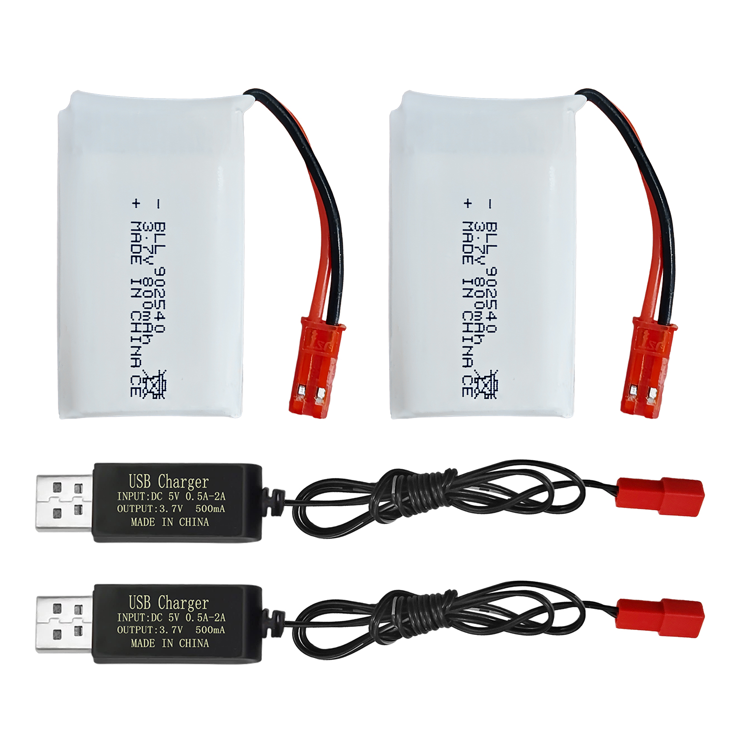 Drone Mjx Rc - Bateria lipo com carregador usb, 2