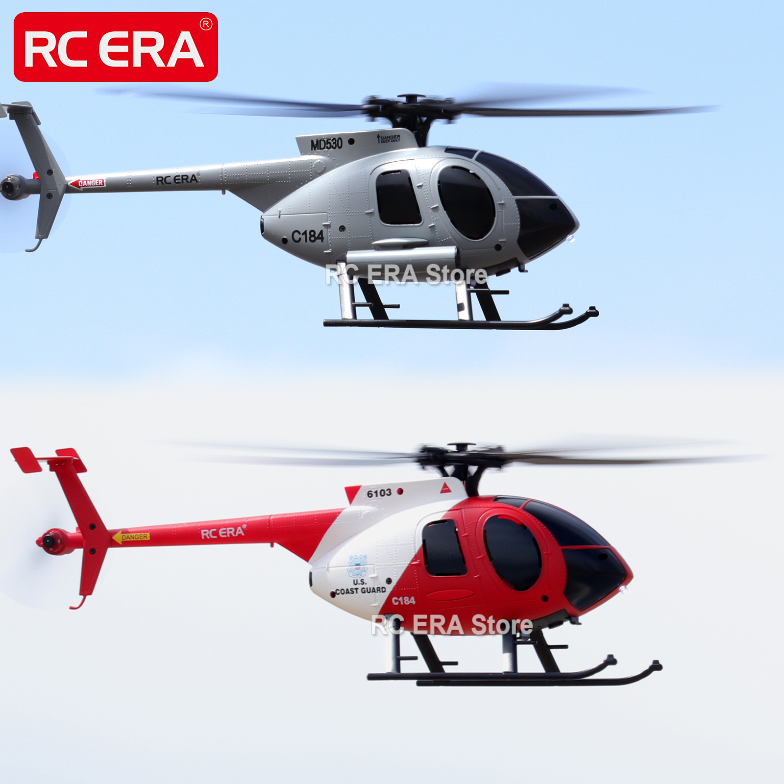 Rc Helicopter Gyro - Helicóptero RC ERA C184 MD500 com