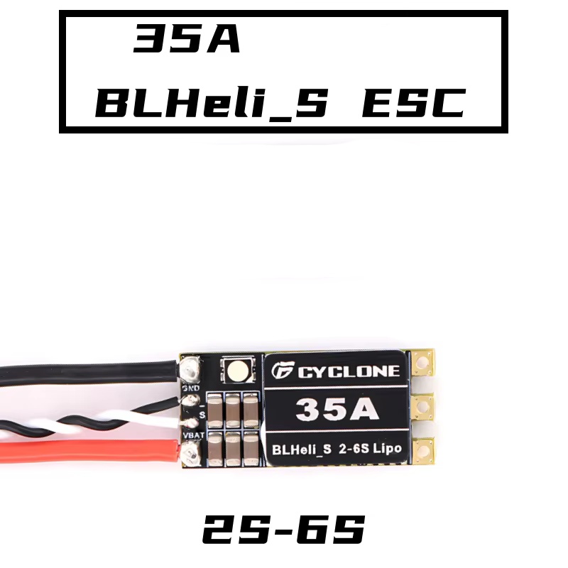- Remote Control (Rc) Drone - Ciclone 35A BLHeli_S ESC - Suporte