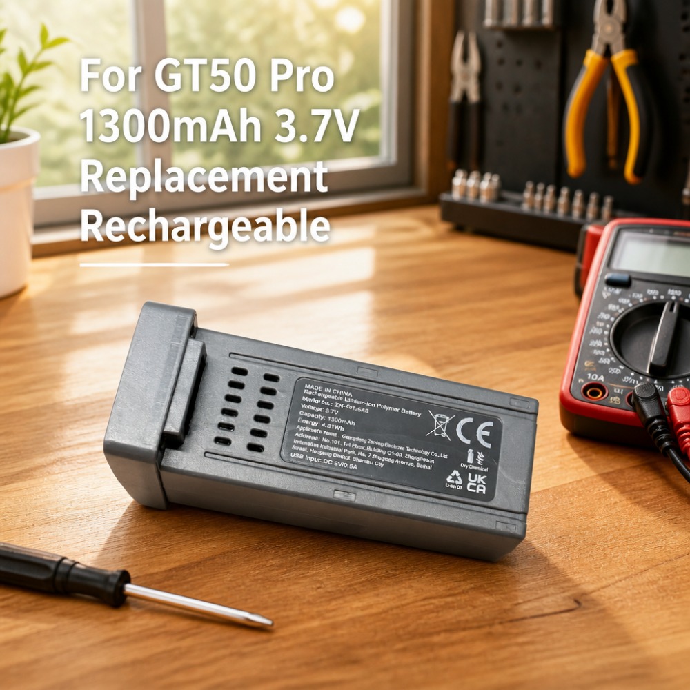 Drone Rc Gt50 - Bateria Recarregável Li-ion 1300mAh 3.7V para
