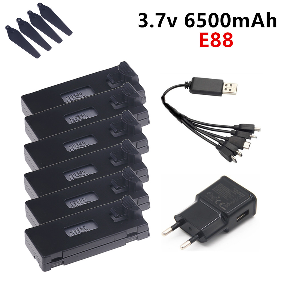 Drone E88 Rc Quadcopter - Bateria lipo 3.7v 6500mah para e88