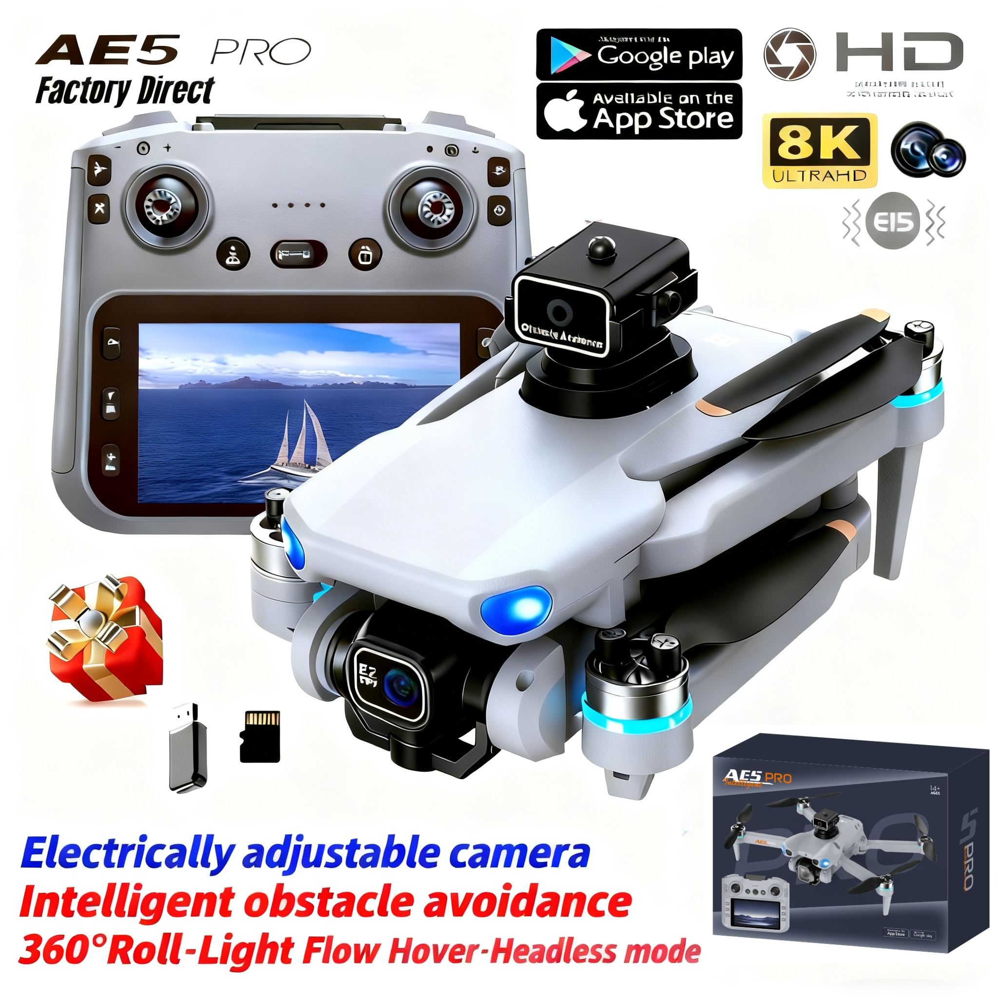 Lyzrc Drone - 2026 Novo AE5 Pro Drone 8K