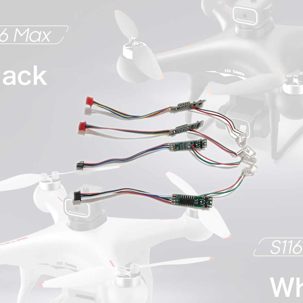 Drone Rc S116 - Placa ESC com Barra de Luz,