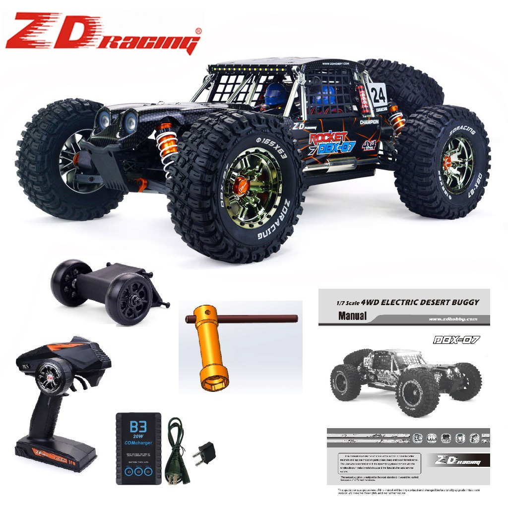 Esc 4In1 Brushless - ZD Racing-Controle Remoto Deserto Caminhão Off-Road,