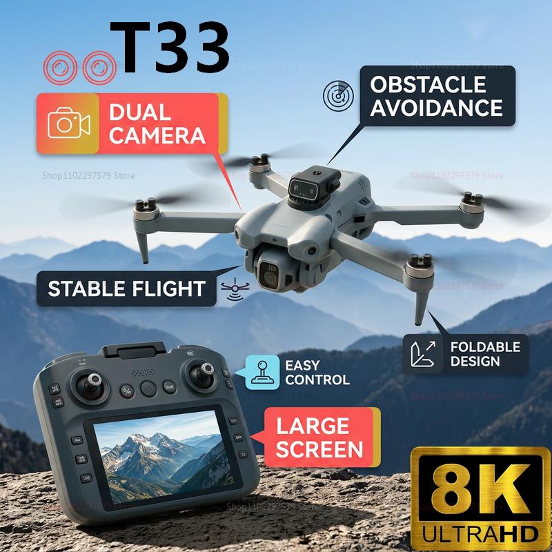 Drone Rc Foldable - Novo Drone RC T33 2026 com