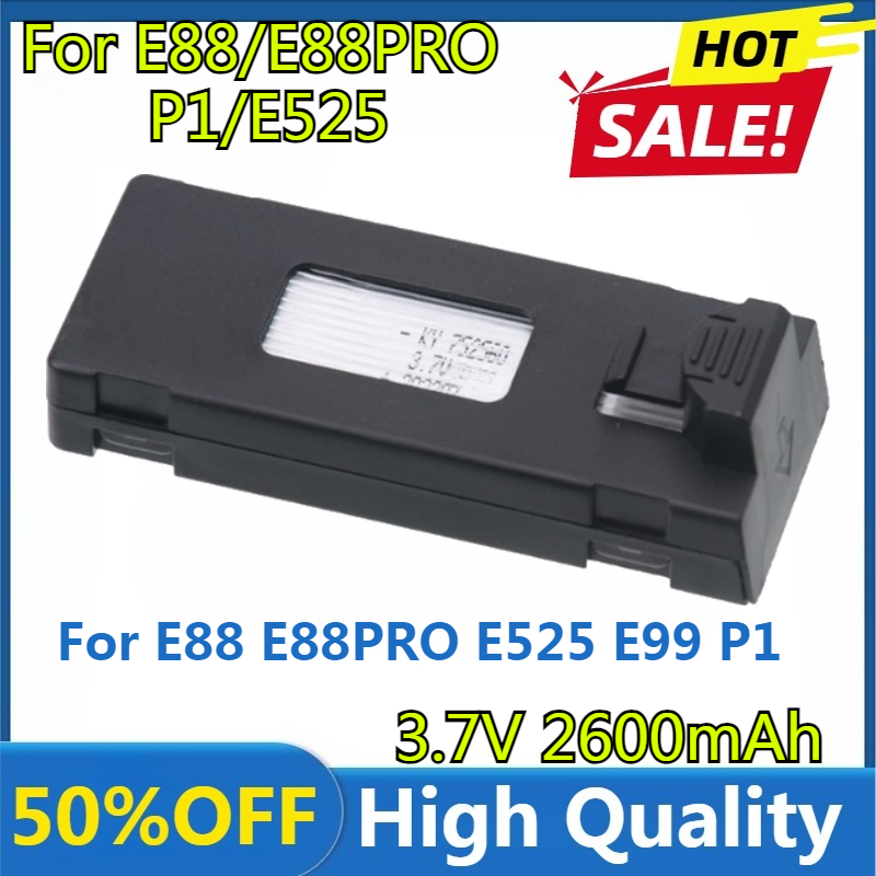 Drone E88 Rc Quadcopter - Bateria lipo e88 3.7v 2600mah para