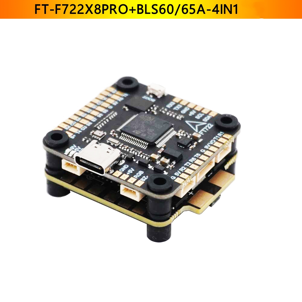 Esc 4In1 Brushless - 60A BLHELI_S 4IN1 3-6S ESC sem