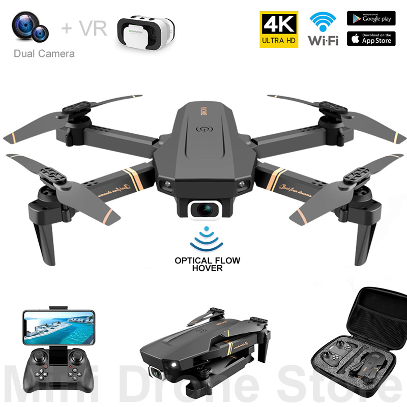 Drone Rc V4 - V4 fácil voar mini fpv drone