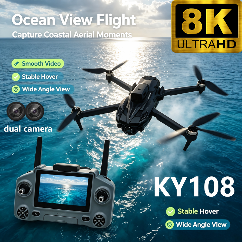 Drone Rc Foldable - Novo Drone KY108 de 2026 com