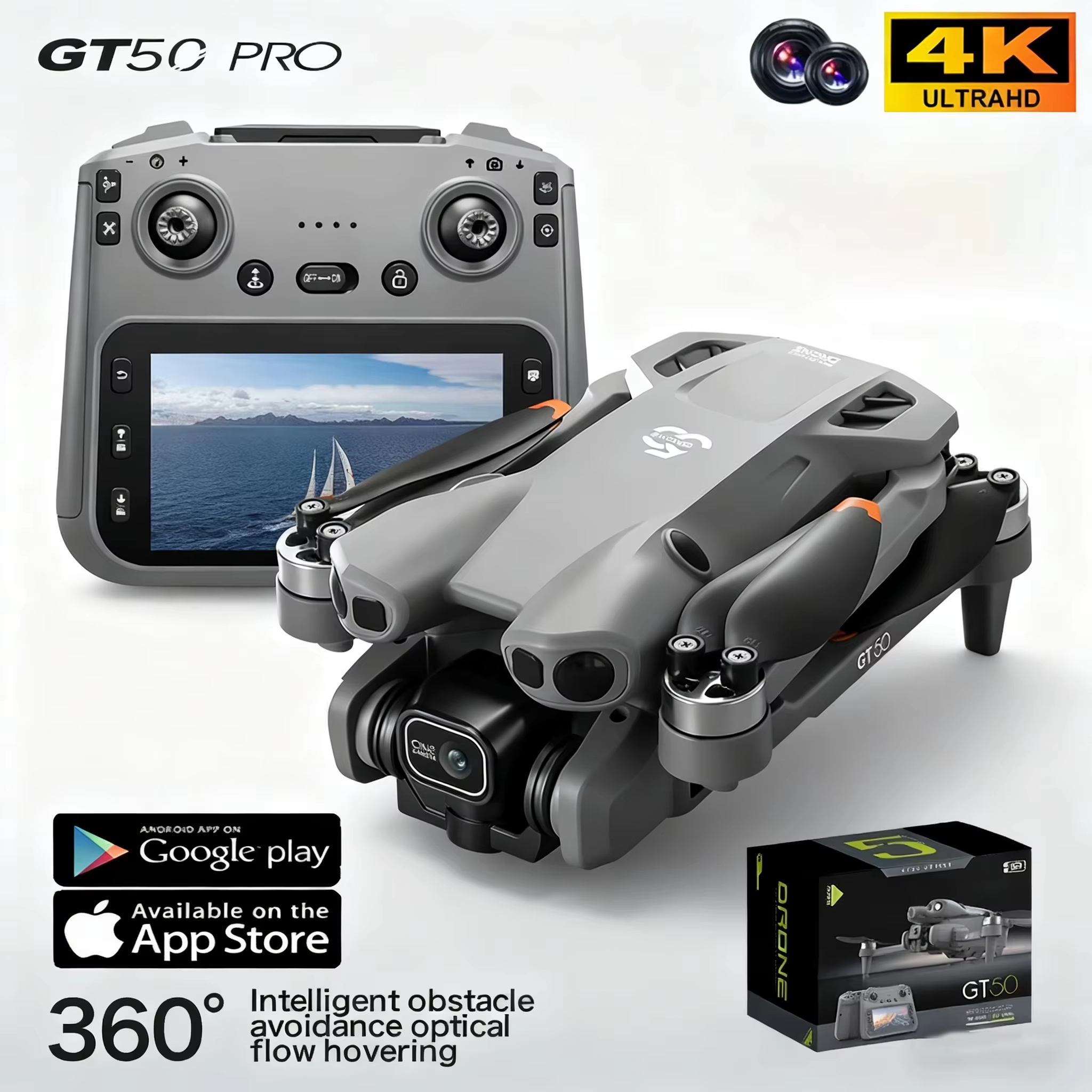Rc Drone E88 - Novo presente 2026 drone profissional gt50pro