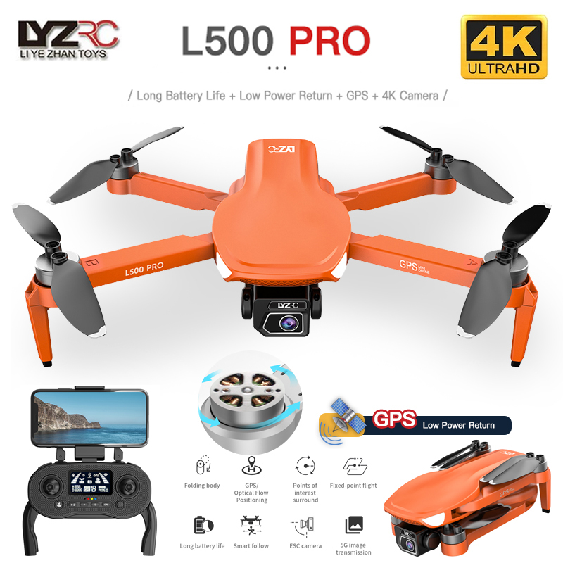 L500 PRO GPS Drone 4K Profesio - Drone Vs Rc Helicopter avaliação e preço