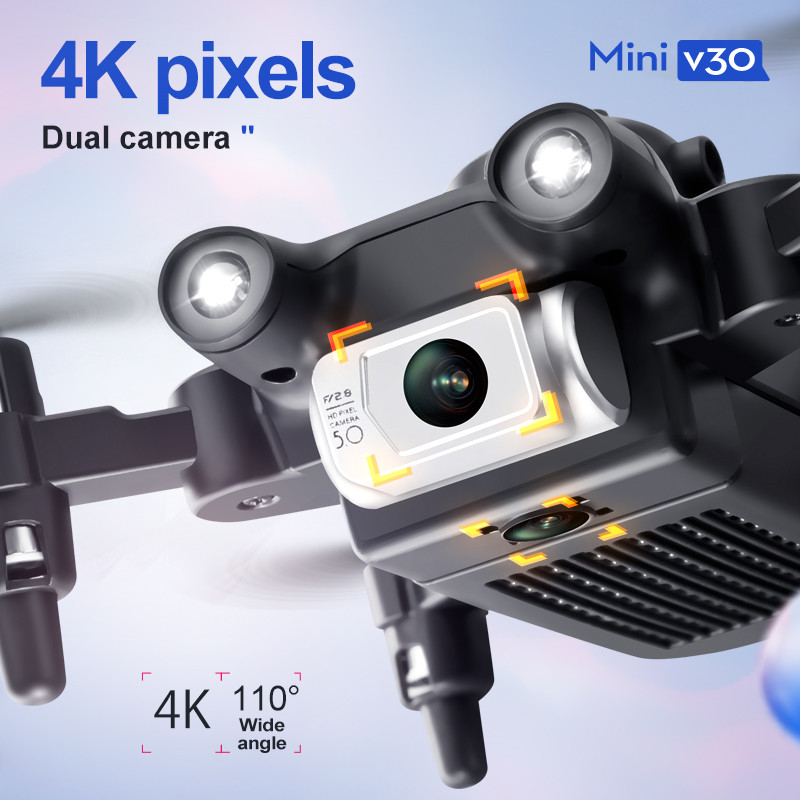 Mini drone v30 wifi fpv com câ - Drone Rc Foldable avaliação e preço