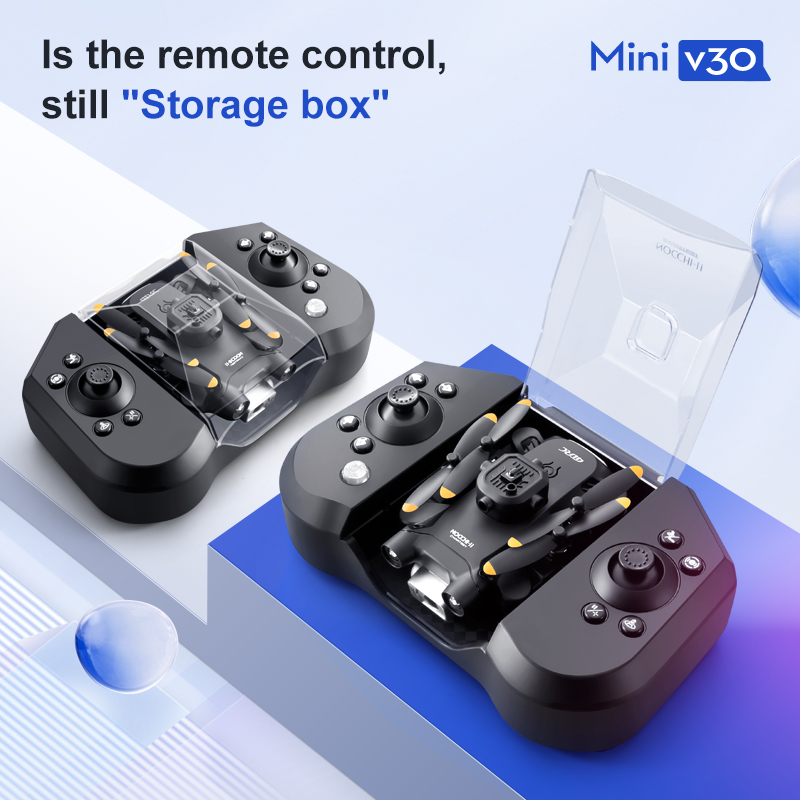 Mini drone v30 wifi fpv com câ - Drone Rc Foldable avaliação e preço