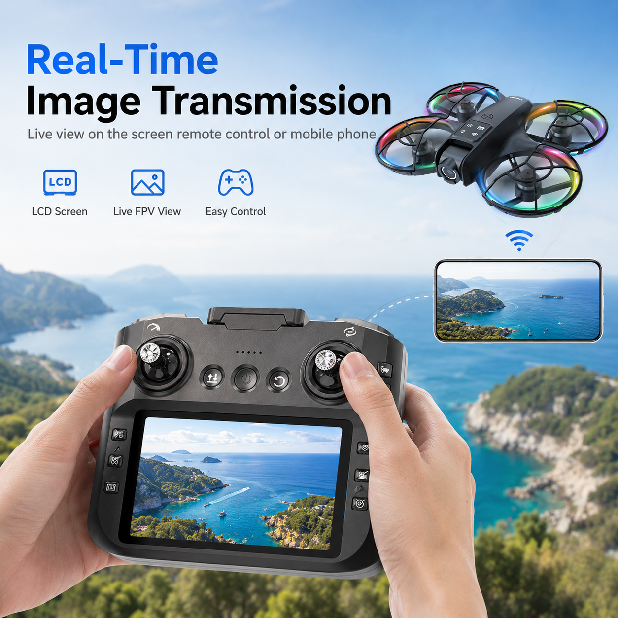 Mini Drone ZNLYRION K200MAX To - Drone Rc Full Form avaliação e preço