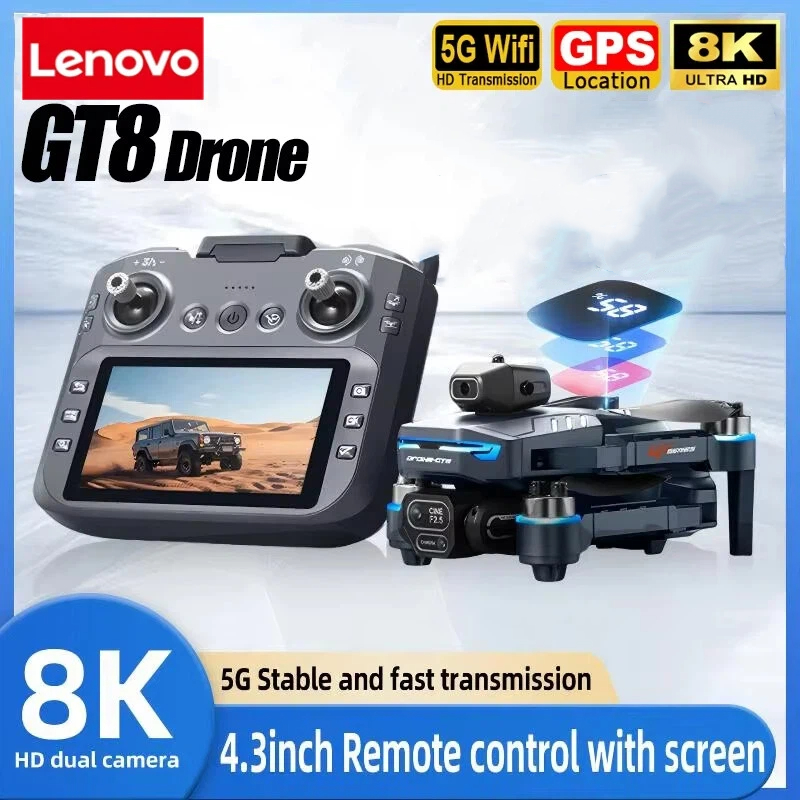 Lenovo GT8 8K Drone Profession - Rc Drone E88 avaliação e preço
