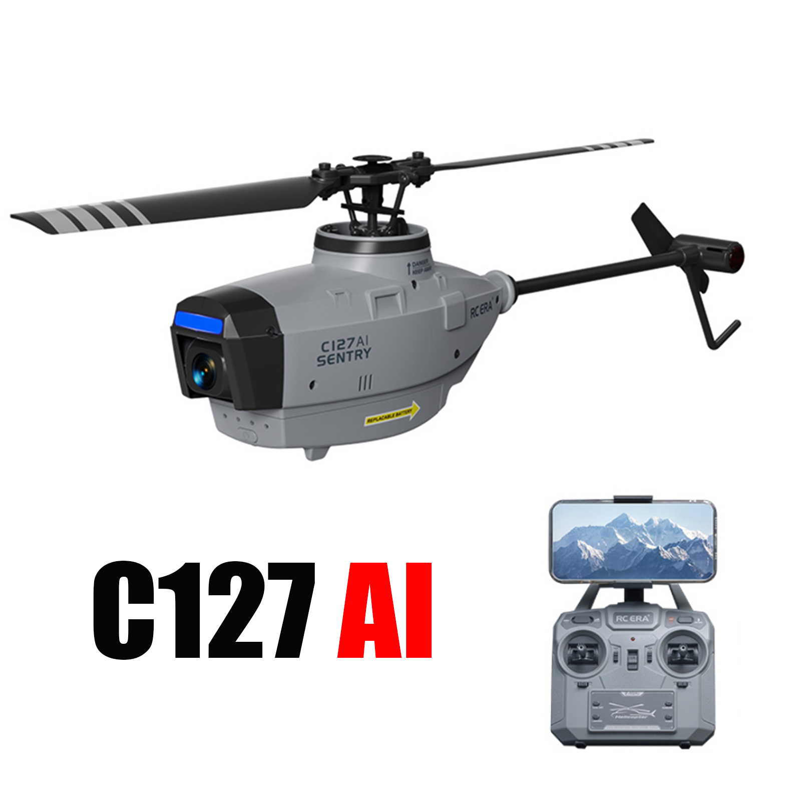 Rc era c127ai c127 c128 2.4g 6 - Rc Helicopter Gyro avaliação e preço