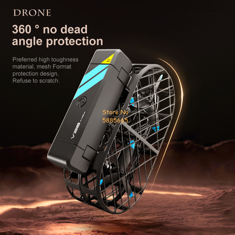 Câmera HD 8K 360 °   Proteção  - Drone Rc Foldable avaliação e preço