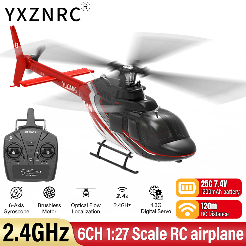 Avião RC YU XIANG 2.4G 6CH, He - Rc Helicopter Gyro avaliação e preço