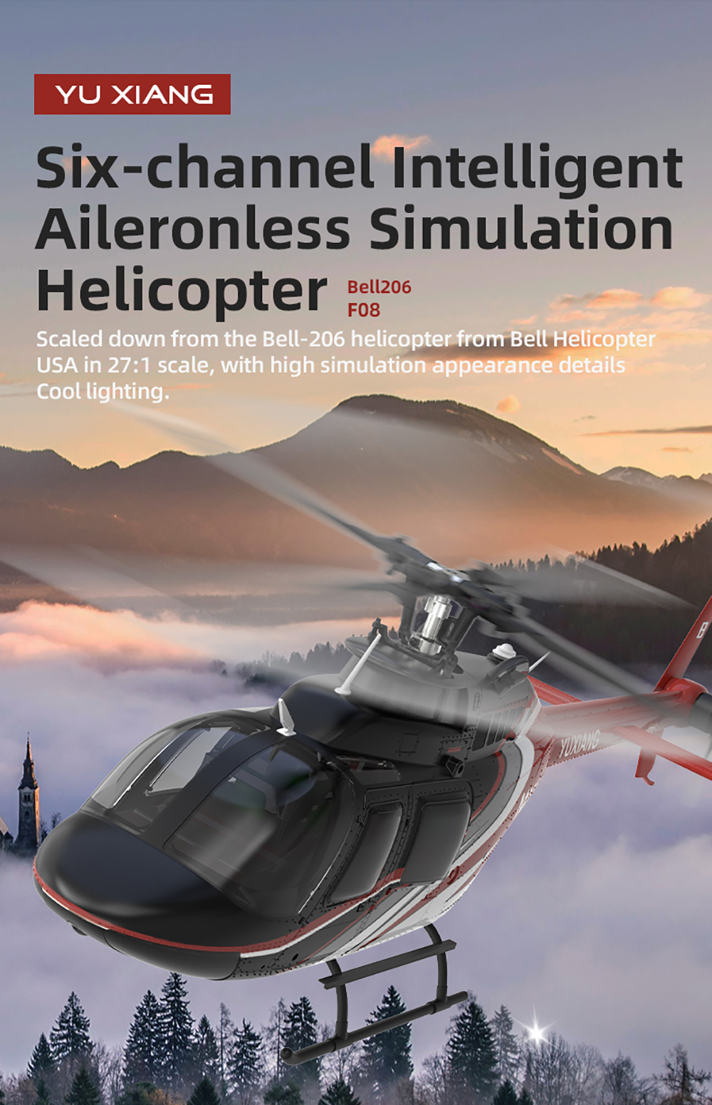 Avião RC YU XIANG 2.4G 6CH, He - Rc Helicopter Gyro avaliação e preço
