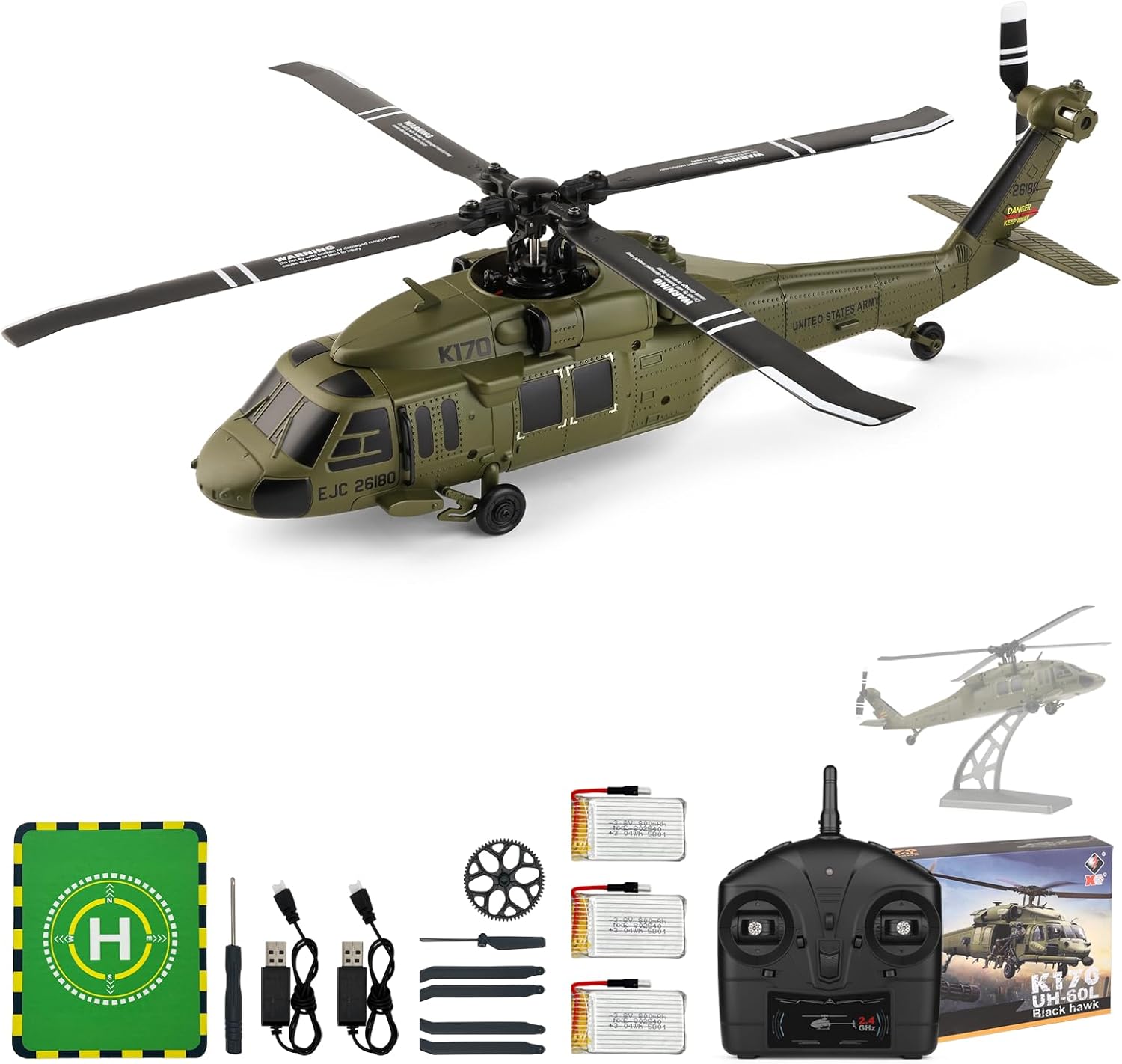 WLtoys K170 Helicóptero RC sem - Rc Helicopter Gyro avaliação e preço