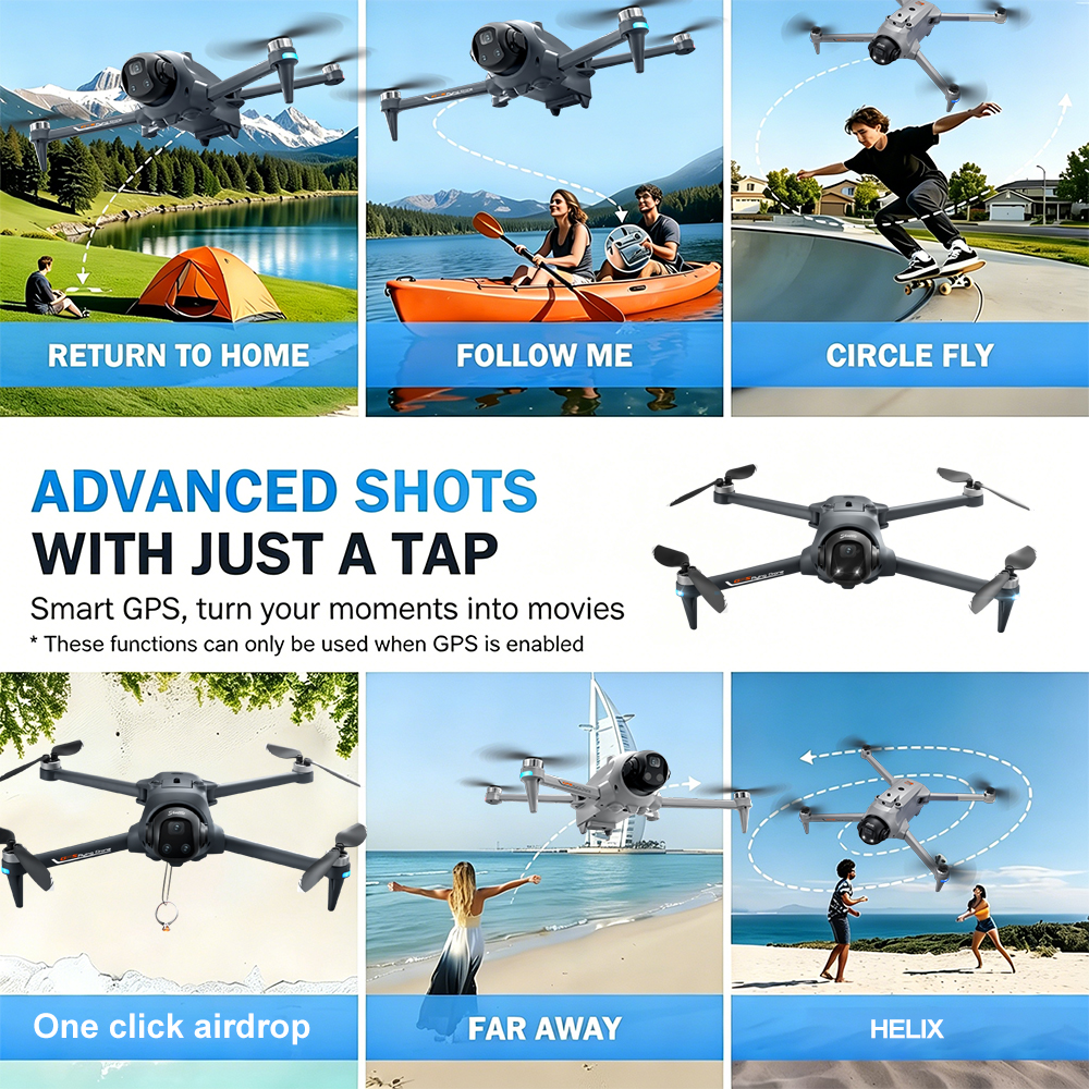Drone Dobrável ZNLYRION YL059  - Drone Rc Full Form avaliação e preço