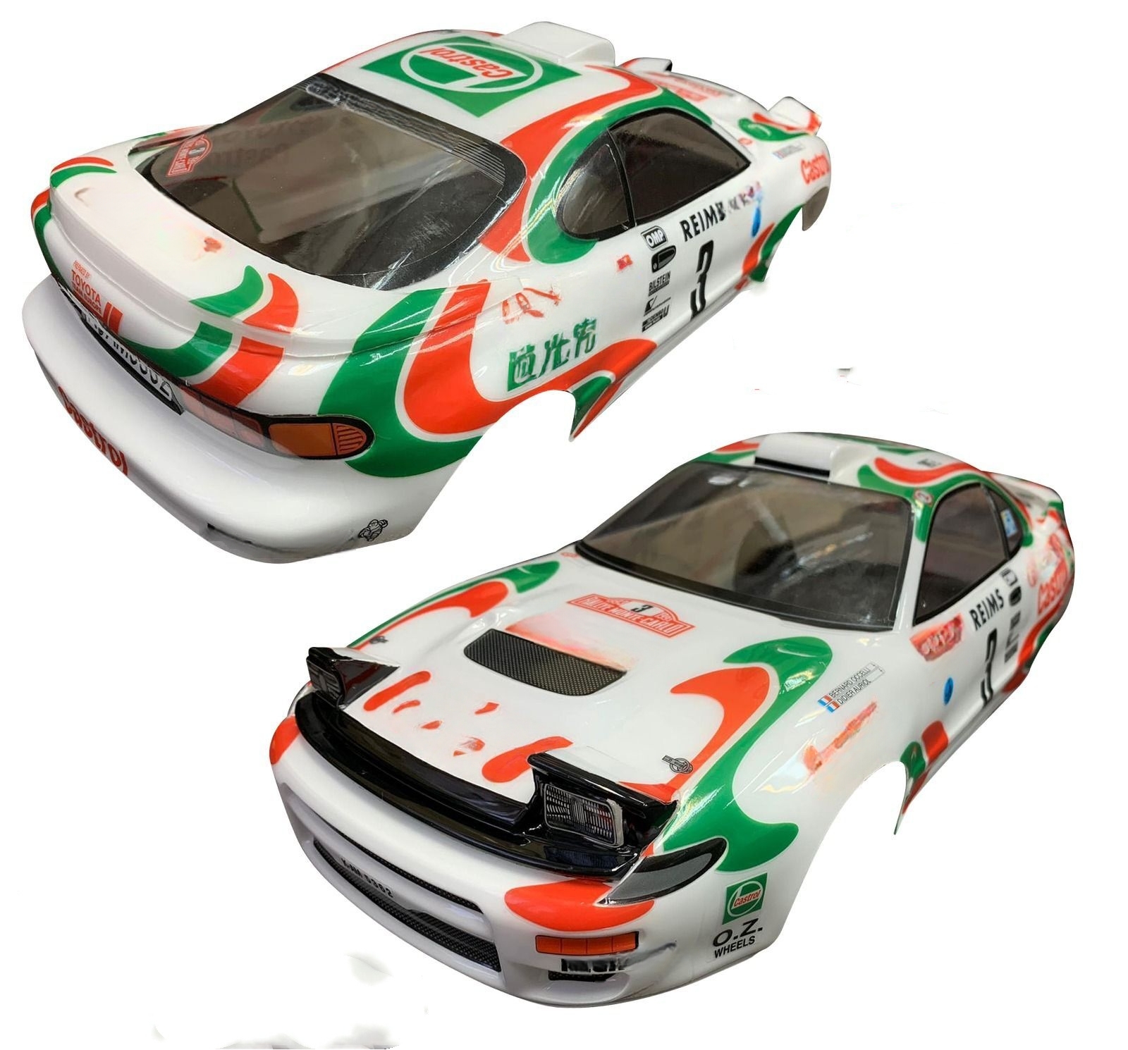 1/10 celica gt4 rally faróis o - Rc Car Body Shell avaliação e preço