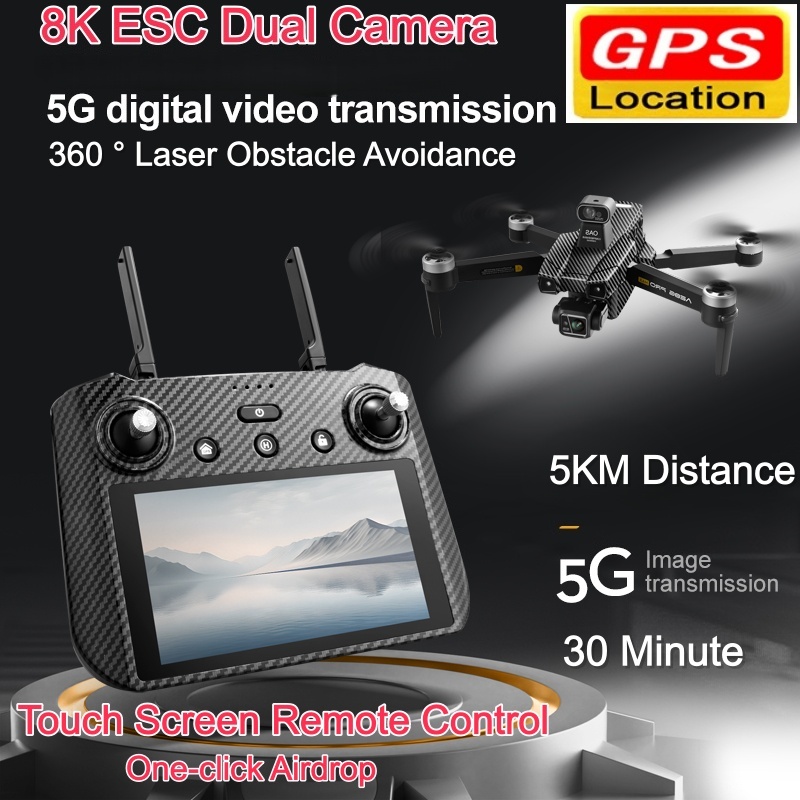 Drone Brushless 8K ESC com Câm - Esc 4In1 Brushless avaliação e preço