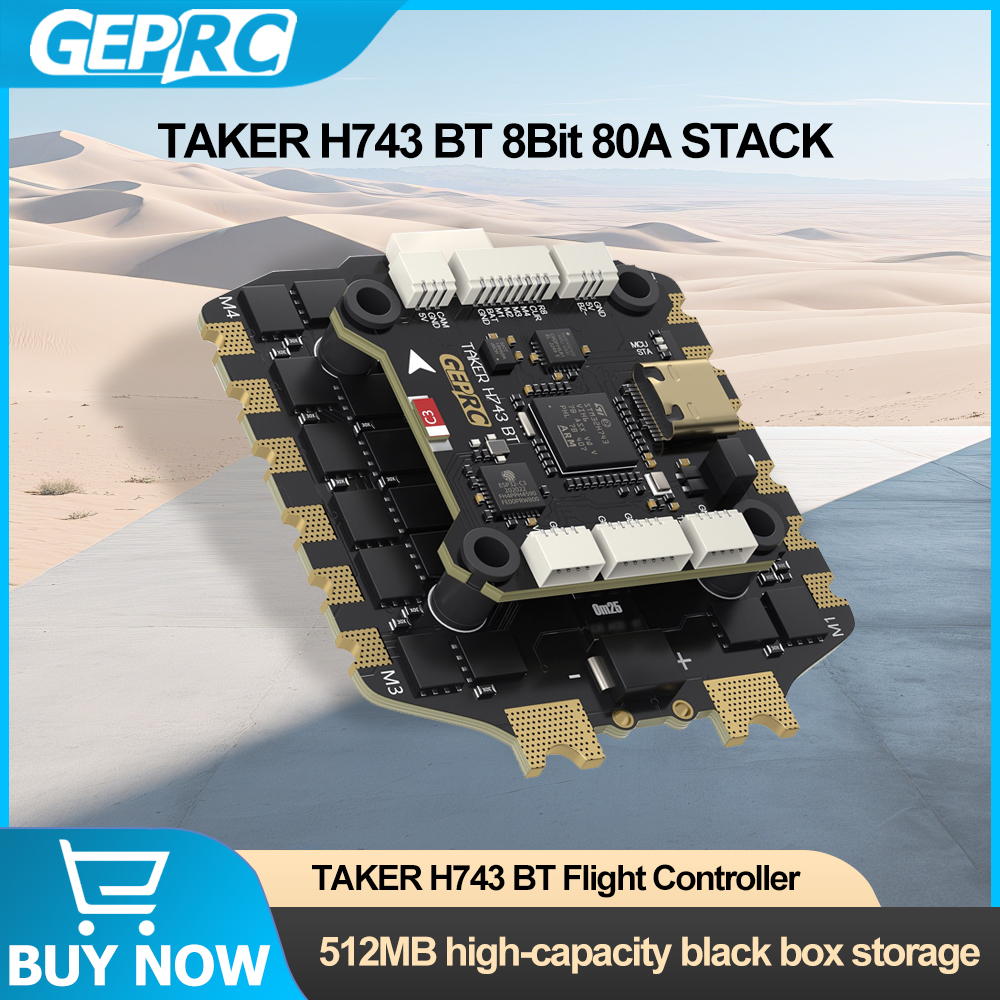 GEPRC TAKER H743 BT 8Bit 80A S - Rc Helicopter Gyro avaliação e preço