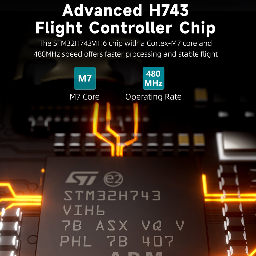 GEPRC TAKER H743 BT 8Bit 80A S - Rc Helicopter Gyro avaliação e preço