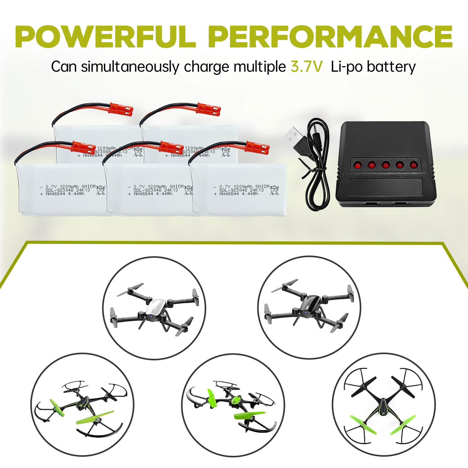 5 peças 3.7v 1200mah 30c jst p - Drone Mjx Rc avaliação e preço