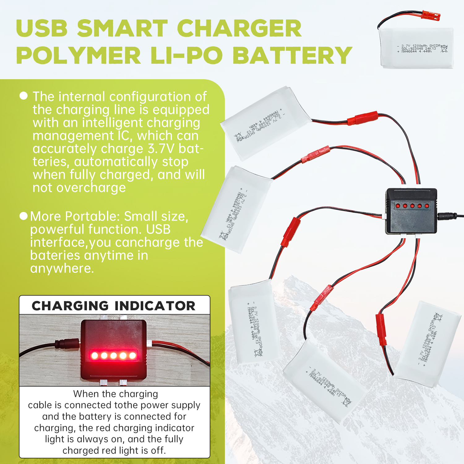 5 peças 3.7v 1200mah 30c jst p - Drone Mjx Rc avaliação e preço