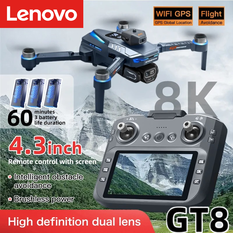 Drone Lenovo GT8 8K Profission - Rc Drone E88 avaliação e preço