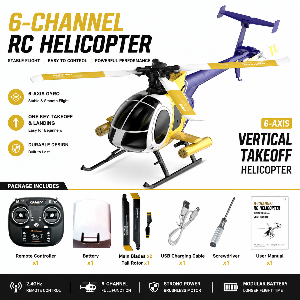 Helicóptero RC K300 6CH com Mo - Rc Helicopter Gyro avaliação e preço
