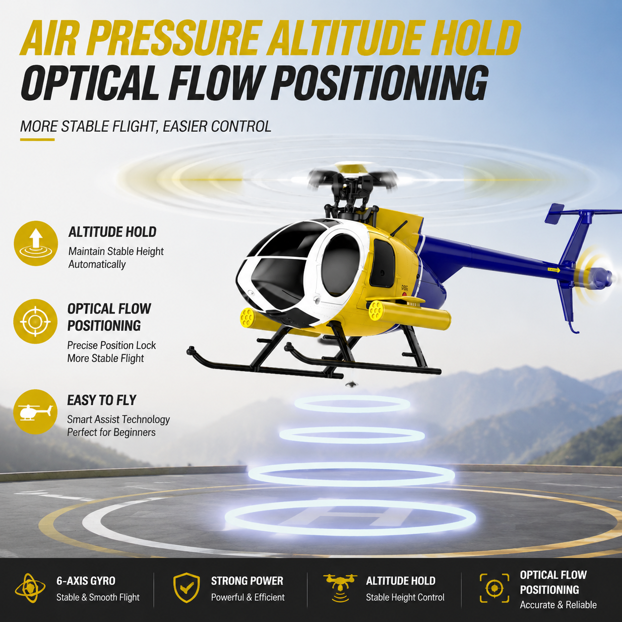 Helicóptero RC K300 6CH com Mo - Rc Helicopter Gyro avaliação e preço
