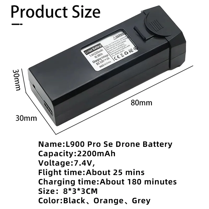Bateria L900 PRO SE Max Drone, - Lyzrc Drone avaliação e preço