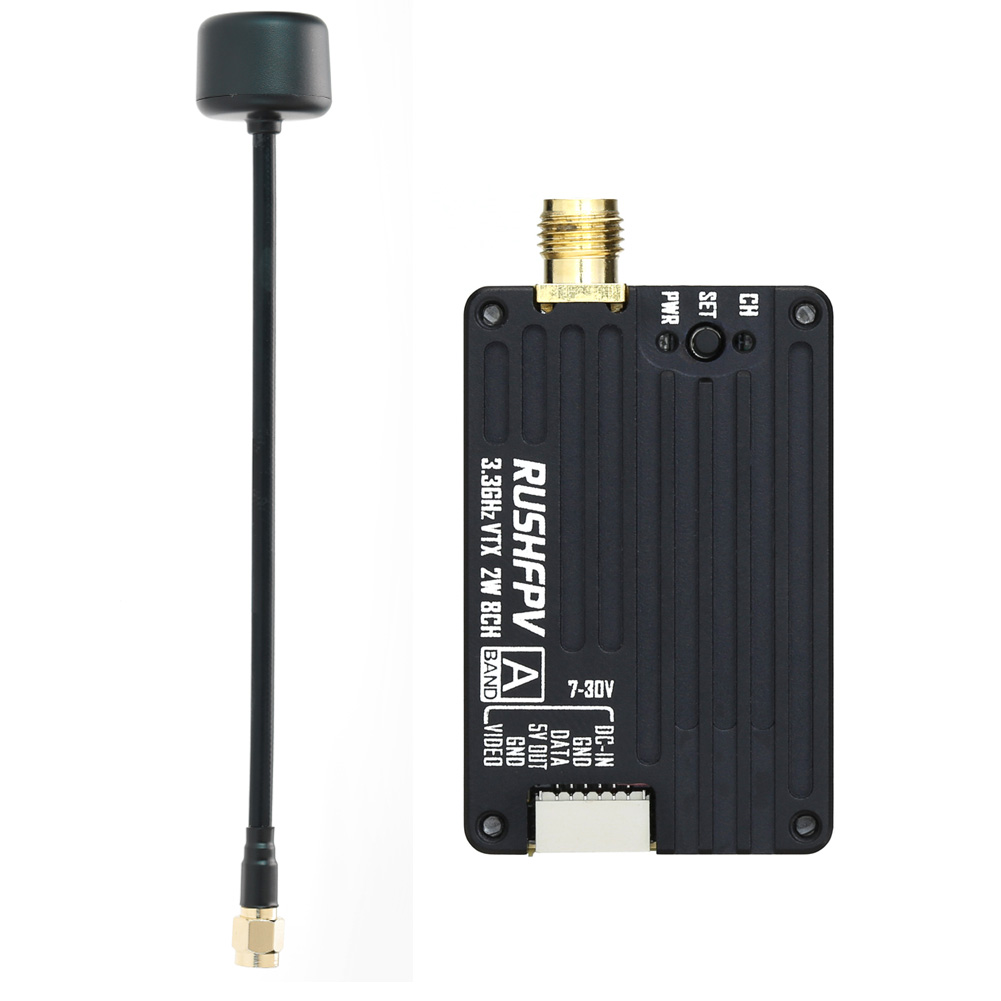 Transmissor RUSHFPV 3.3G 2W VT - - Remote Control (Rc) Drone avaliação e preço