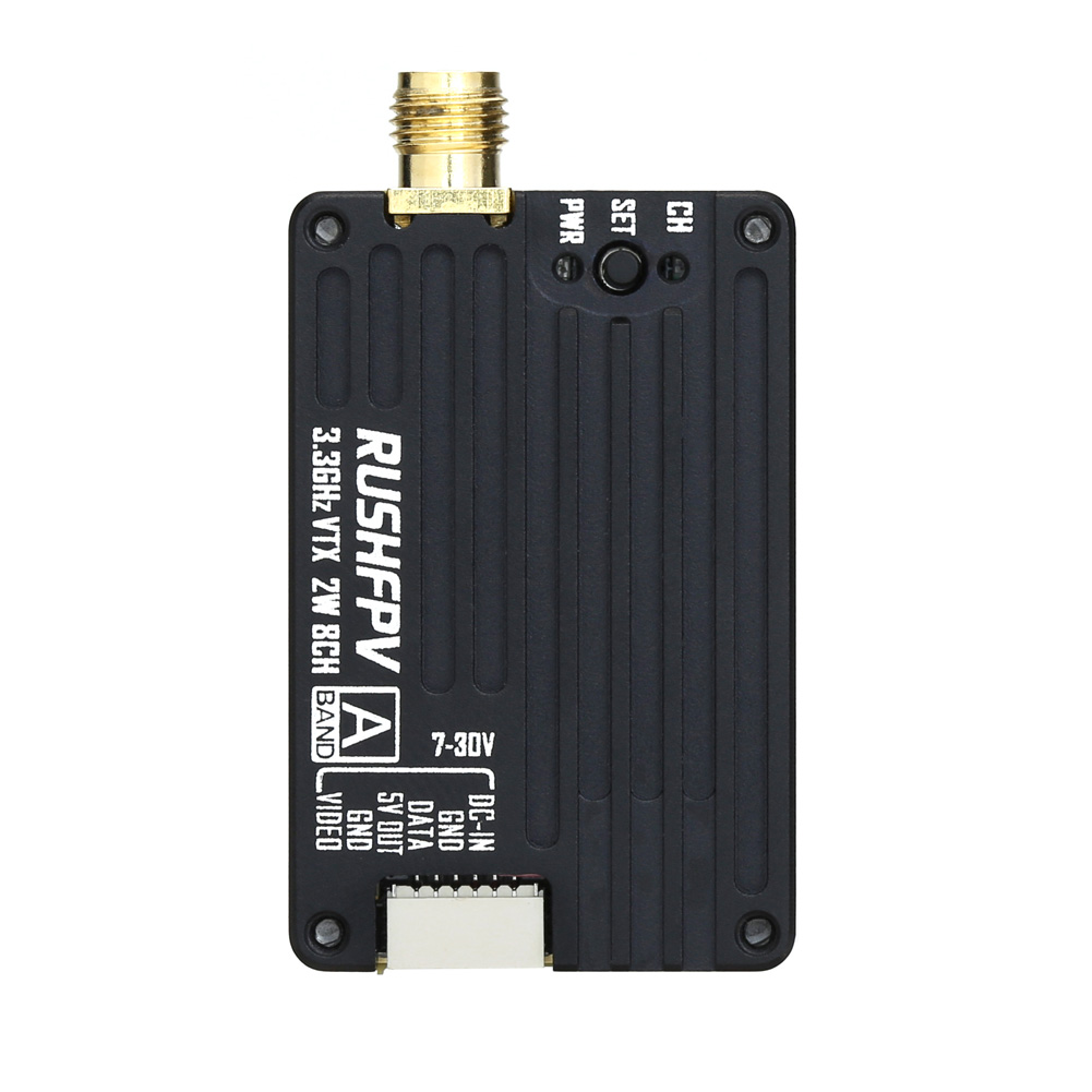 Transmissor RUSHFPV 3.3G 2W VT - - Remote Control (Rc) Drone avaliação e preço
