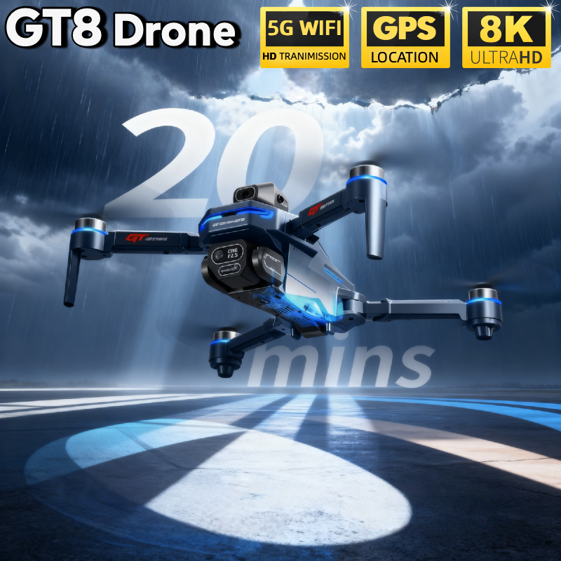 Drone GT8 Original 4K Profissi - Rc Drone E88 avaliação e preço
