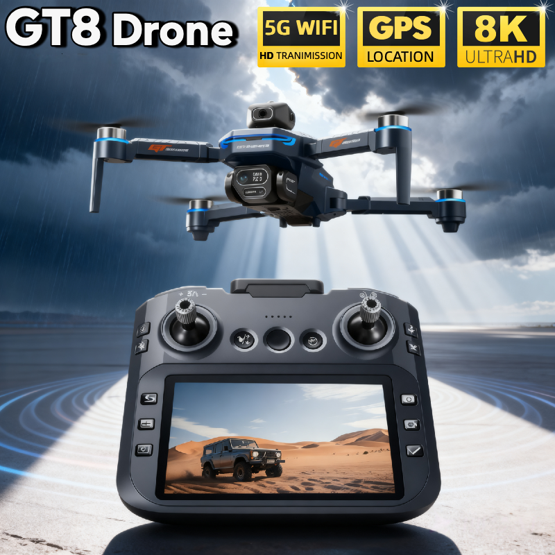 Drone GT8 Original 4K Profissi - Rc Drone E88 avaliação e preço