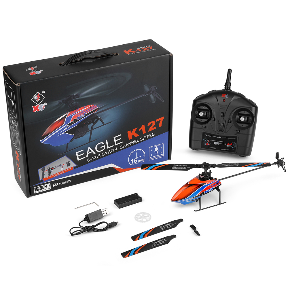 Wltoys-hélice giratória xk k12 - Rc Helicopter Gyro avaliação e preço