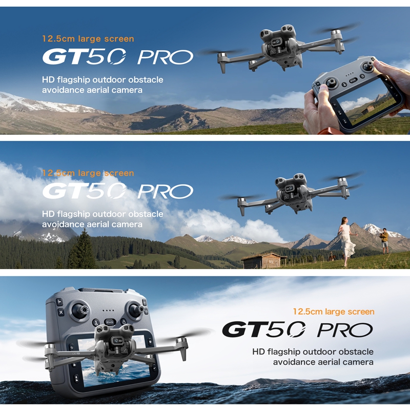 Drone RC GT50 com Câmera Dupla - Drone Rc Gt50 avaliação e preço