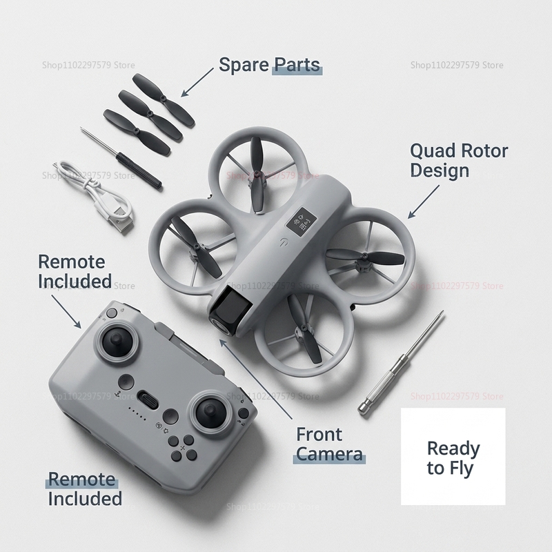 Mini Drone com Câmera HD 8K FP - Drone Rc Foldable avaliação e preço