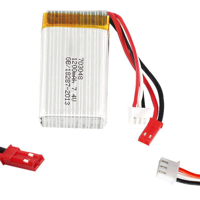 Bateria Lipo 2S 7,4V 1200mAh 7 - Drone Mjx Rc avaliação e preço