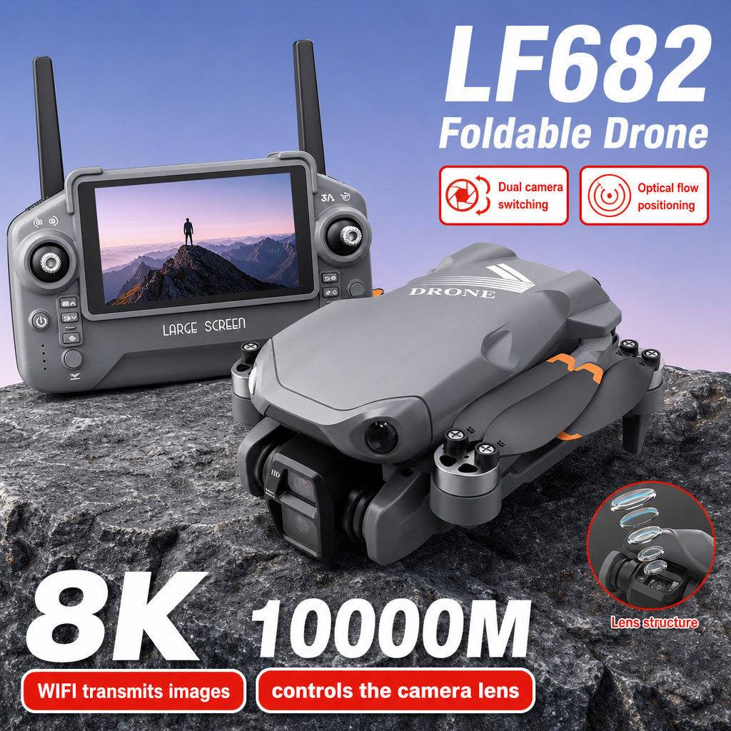 Drone Aéreo LF682 com Câmeras  - Drone Rc Dji avaliação e preço