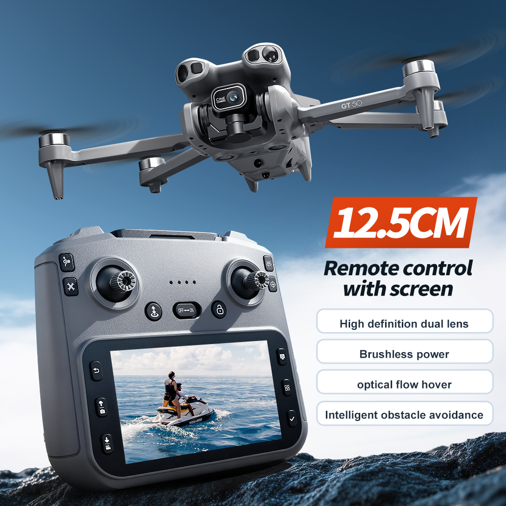 Drone GT50 com GPS, Câmera Dua - Drone Rc Gt50 avaliação e preço