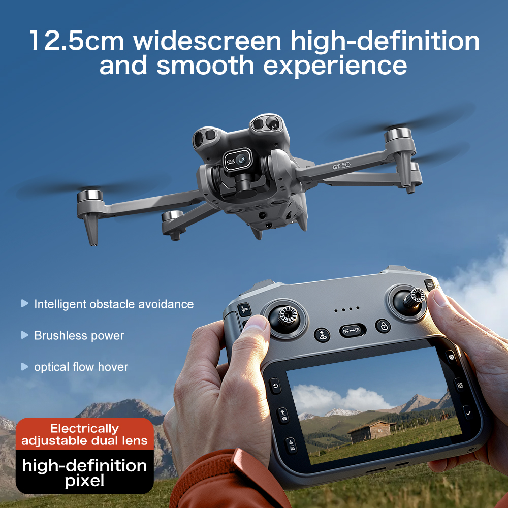 Drone GT50 com GPS, Câmera Dua - Drone Rc Gt50 avaliação e preço