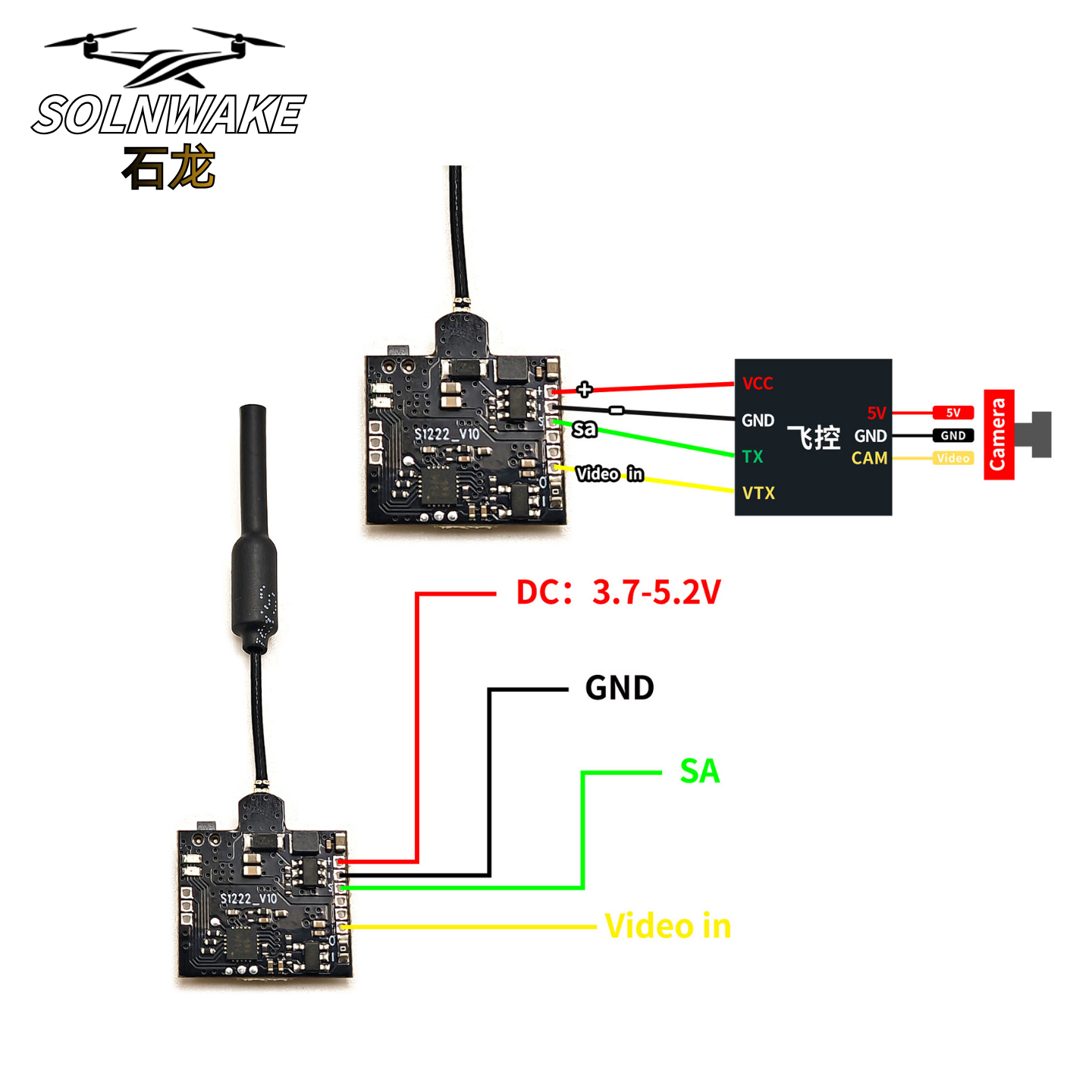 Transmissor Micro VTX SLONWAKE - - Remote Control (Rc) Drone avaliação e preço