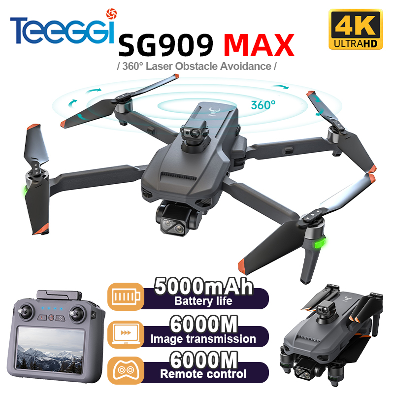 Drone Teeggi SG909 MAX GPS com - Drone Rc Foldable avaliação e preço