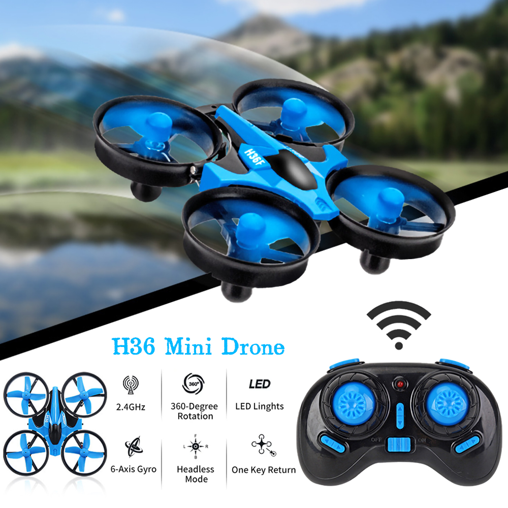 Drone Mini JJRC H36 2.4G com M - Drone Vs Rc Helicopter avaliação e preço